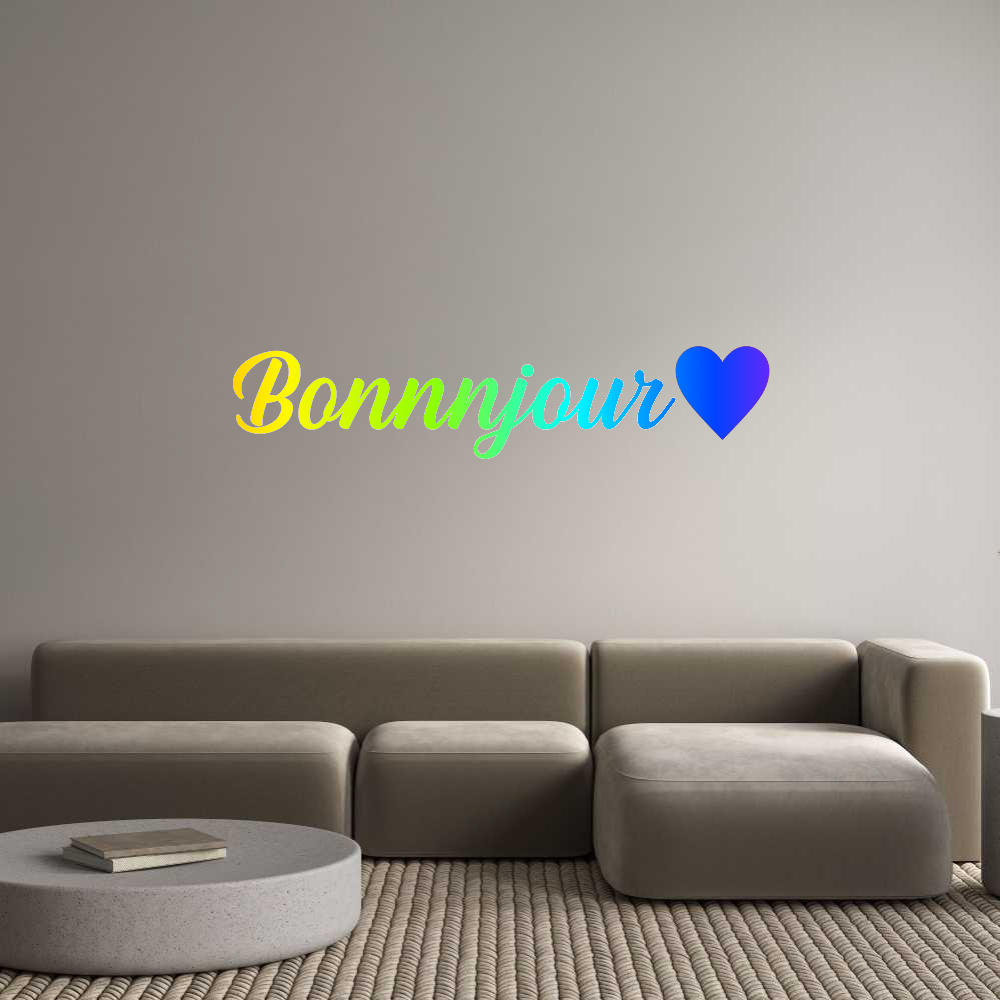 NEONSIGN: Bonnnjour❤️