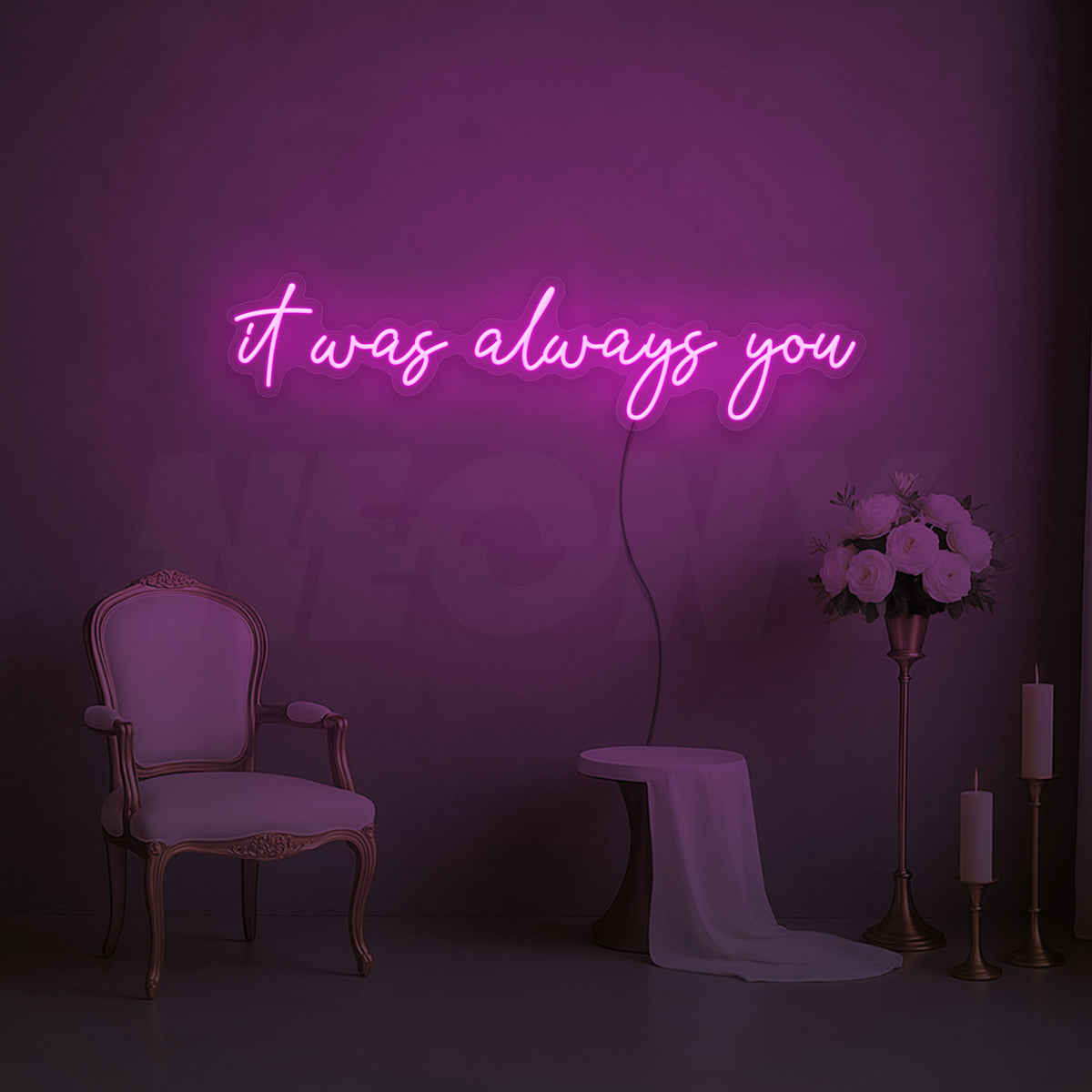 It was always you