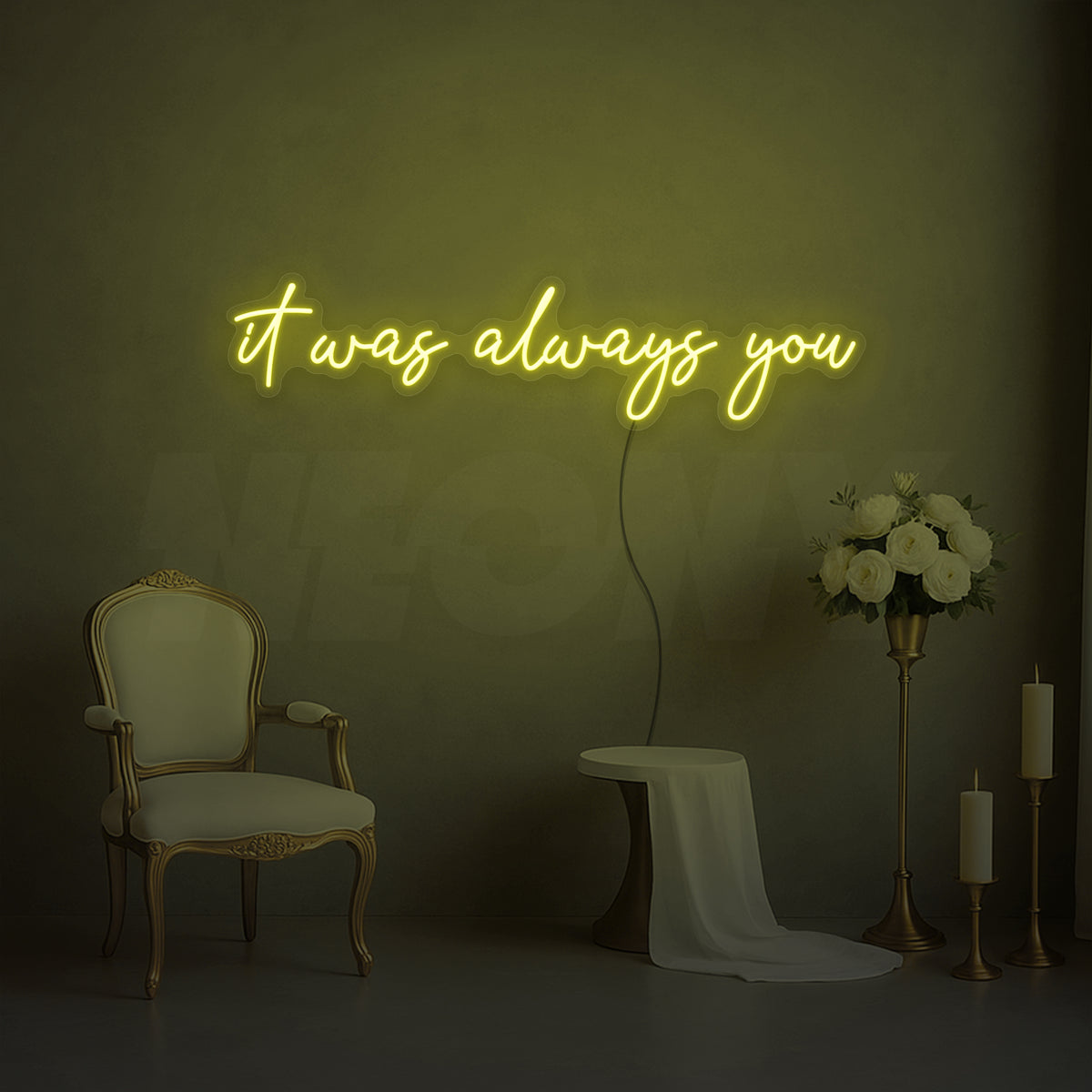 It was always you