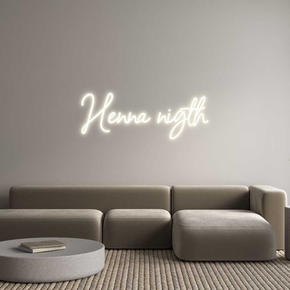 NEONSIGN: Henna nigth