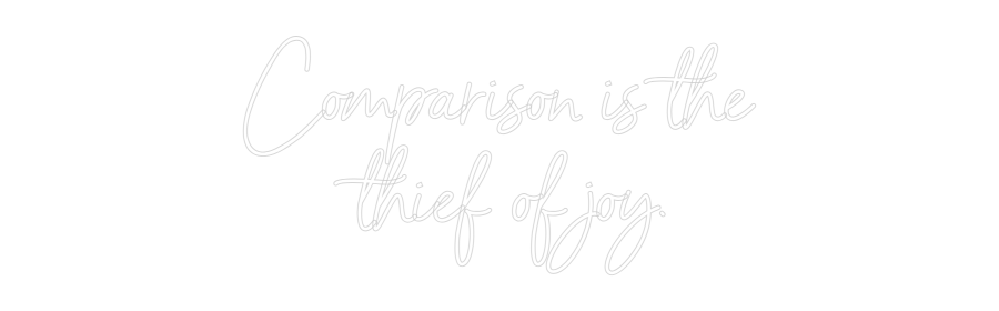 NEONSIGN: Comparison is...