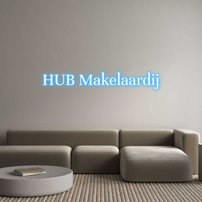 NEONSIGN: HUB Makelaardij
