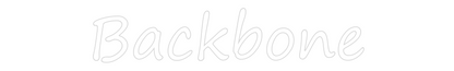 NEONSIGN: Backbone