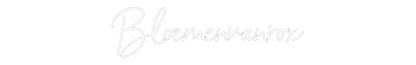 NEONSIGN: Bloemenvanrox