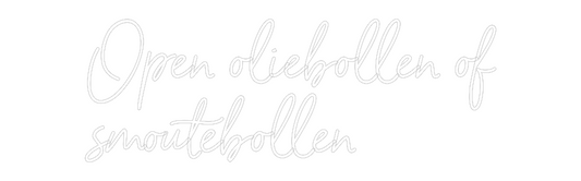 NEONSIGN: Open olieboll...
