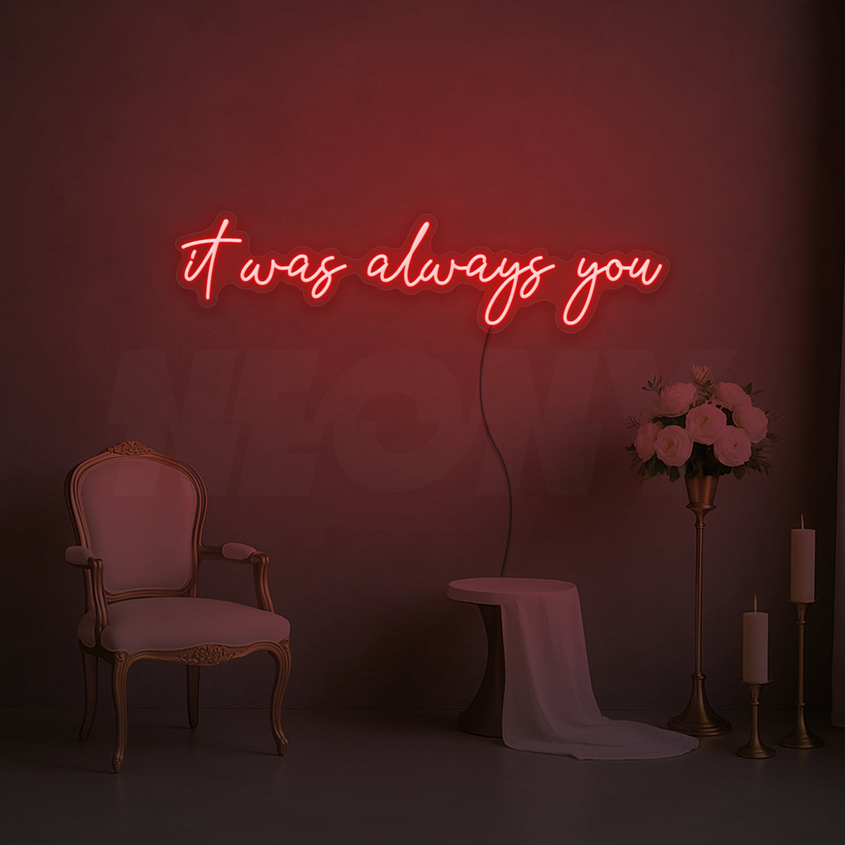 It was always you