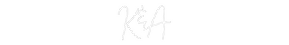 NEONSIGN: K&A