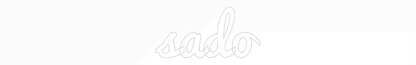 NEONSIGN: sado