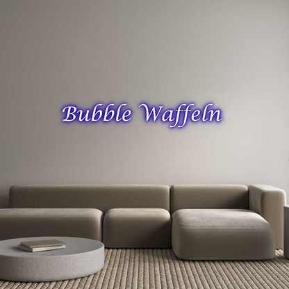 NEONSIGN: Bubble Waffeln