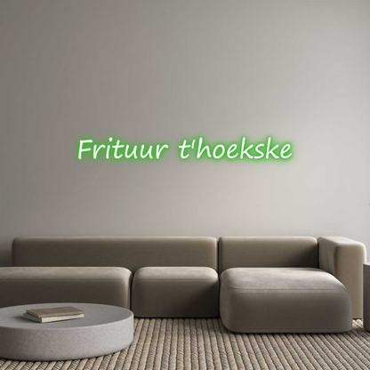 NEONSIGN: Frituur t'hoe...